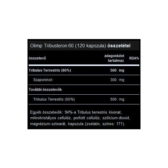 Трибулус Olimp Nutrition Tribusteron 60 120 Caps - изображение 2