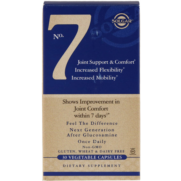 Комплекс для суставов Solgar No 7, Joint Support & Comfort 30 Veg Caps ...