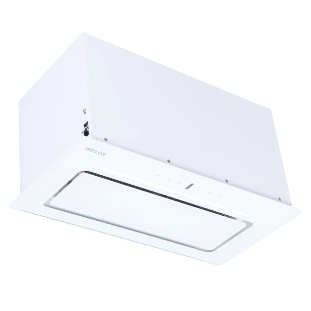 Витяжка повновбудована WEILOR PBSR 62301 FULL GLASS WH 1100 LED Strip - зображення 3