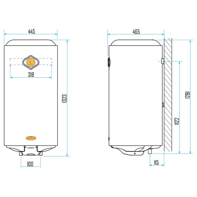 Водонагреватель SUPERAQUAHOT EWH V150 DRY - изображение 2