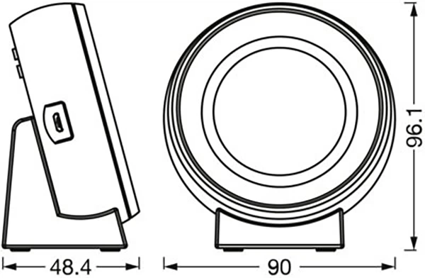Нічник LEDVANCE Nighlux CLOCK (4058075757721) - зображення 6