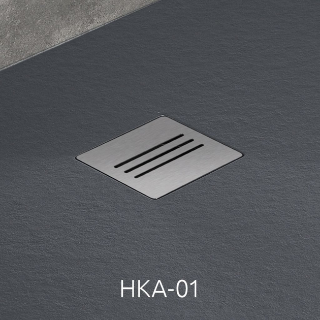 Душовий піддон RADAWAY Kyntos F 150x90 колір антрацит HKF15090-64 - зображення 5