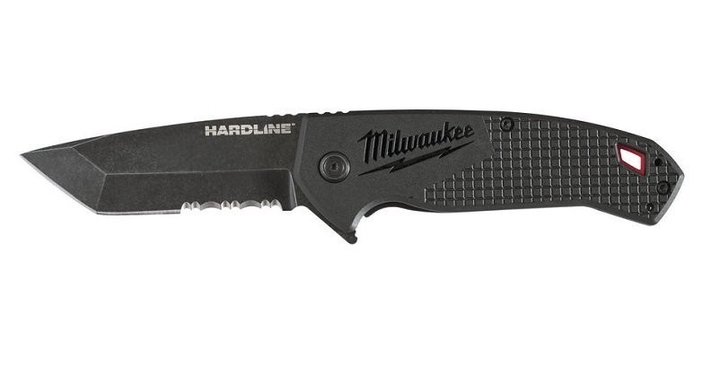 Нож складной Milwaukee HARDLINE с зазубренным лезвием (48221998) - изображение 1