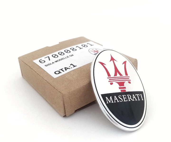 Maserati Эмблема шильдик Мазерати Quattroporte 46X74мм 670008101 - изображение 4