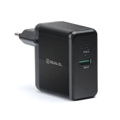 Зарядное устройство REAL-EL CH-350 black (EL123160017) - изображение 3