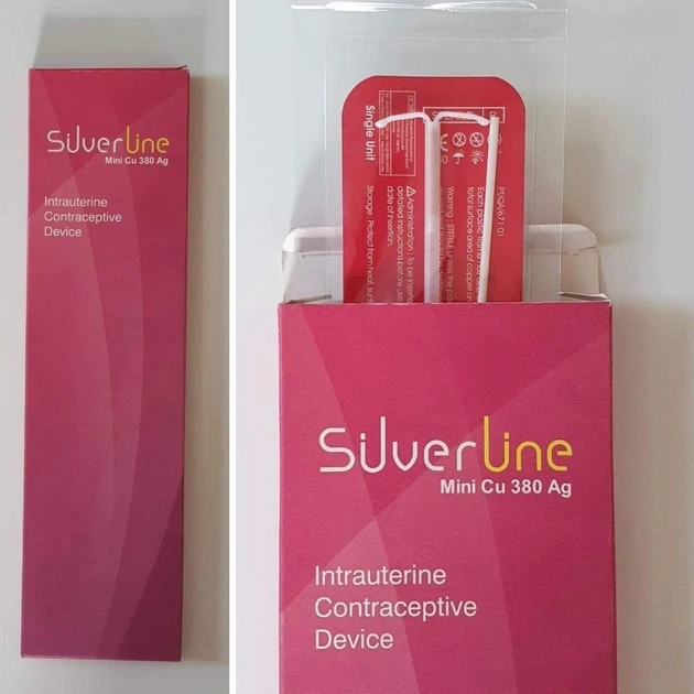 Спираль внутриматочная Silverline Cu 380 Ag Mini (с серебром ) - Фото 1 Спираль внутриматочная Silverline Cu 380 Ag Mini (с серебром ) - изображение 1
