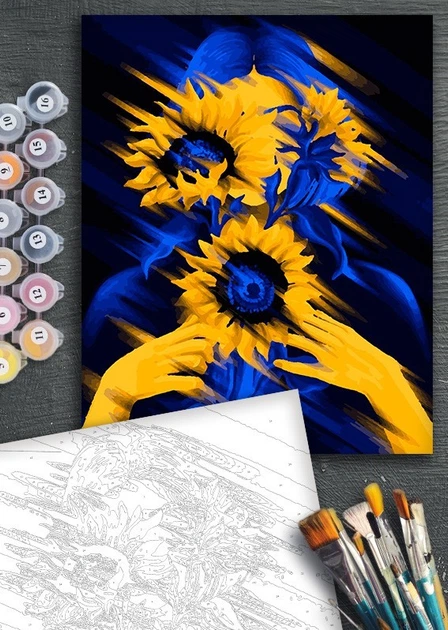 Картина за номерами Art Millennium Вогняний сонях 40x50 АМ-0027 – фото ...