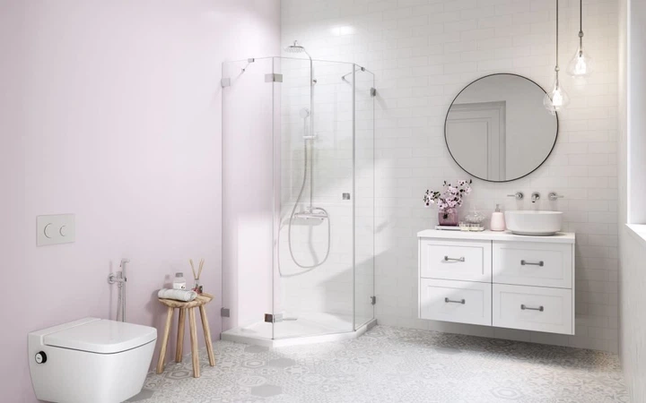 Душова кабіна RADAWAY Essenza Pro PTJ 90x90x200 10100000-01-01L+10100200-01-01 в комплекті без піддону - зображення 8