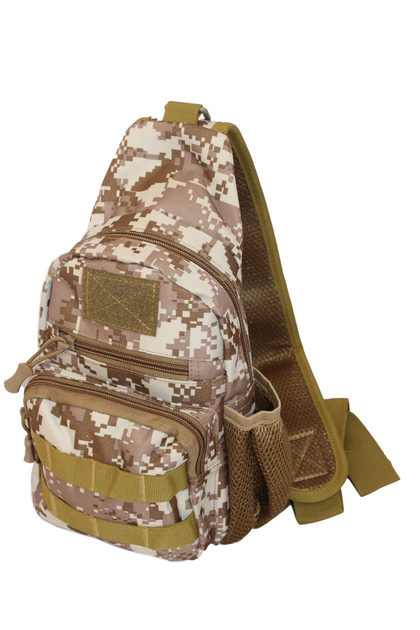 Тактична армійська сумка піксель 6018 на одній лямці MOLLE - изображение 1