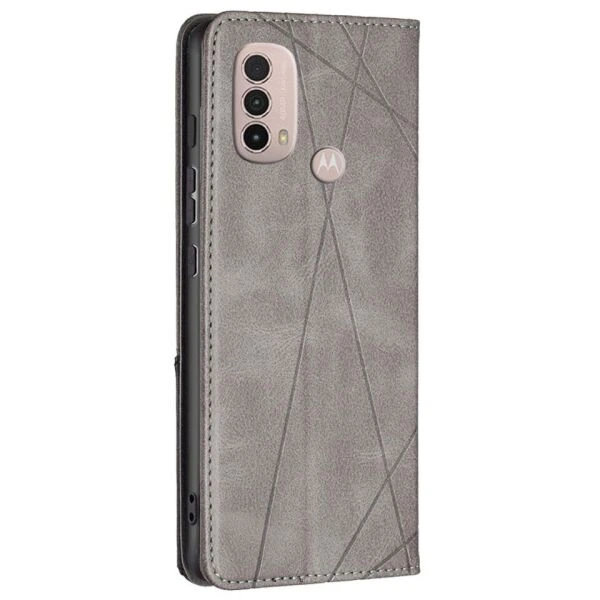 Чохол-книжка з кишеньками UniCase Geometric Pattern для Motorola Moto E40 - Grey - Фото 4 Чохол-книжка з кишеньками UniCase Geometric Pattern для Motorola Moto E40 - Grey - зображення 4