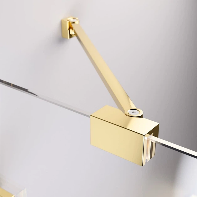 Скляна шторка для ванни RADAWAY Essenza Pro PNJ 80 см Gold 10101080-09-01 - зображення 5