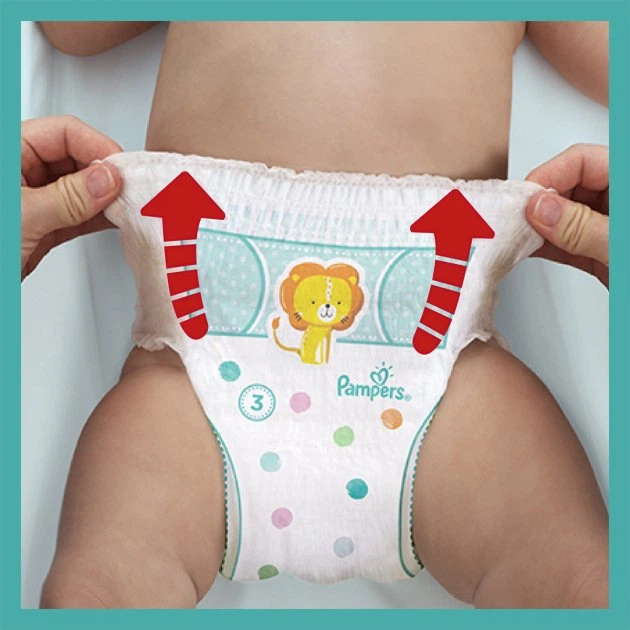 Подгузники-трусики Pampers Pants Размер 3 Эластичные 204 штуки Maxi 6-11 кг Удобные практичные - изображение 5