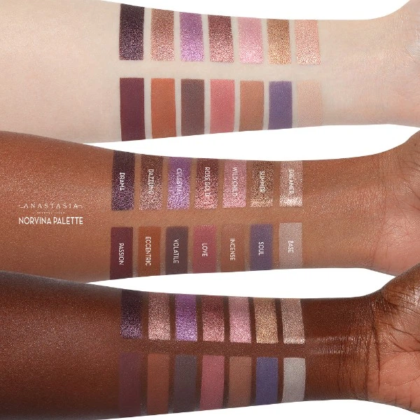 Палитра теней для глаз Anastasia Beverly Hills Norvina Eye Shadow Palette (14 оттенков) Norvina (с повреждением внутри) - изображение 6