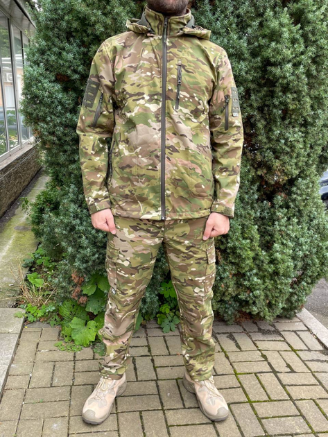 Чоловічий армійський костюм тактична форма на флісі Мультикам ЗСУ (ЗСУ) XXL 8658 хакі - зображення 1