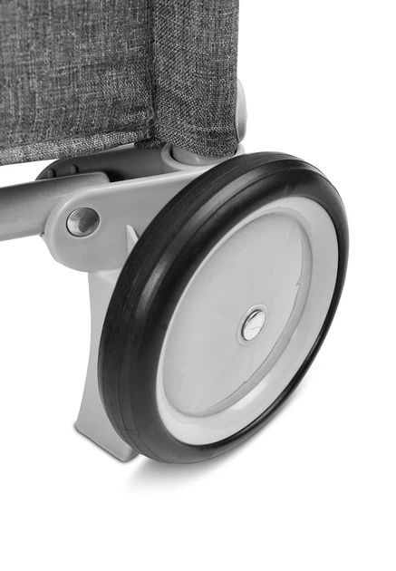 Дитяче ліжко манеж Caretero Basic Plus Graphite - Фото 6 Дитяче ліжко манеж Caretero Basic Plus Graphite - зображення 6