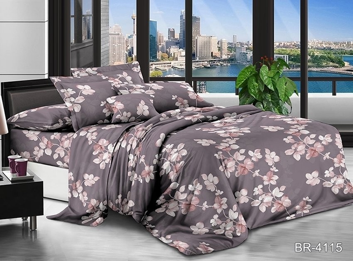 Постельное белье поликоттон Tag tekstil BR-4115 Полуторный – фото ...