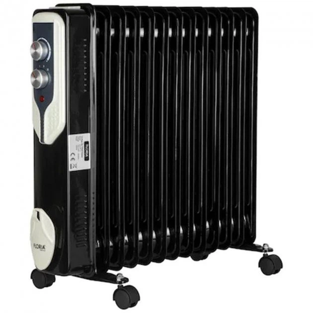 Масляный обогреватель Floria ZLN3673 (13 секций) конвектор Черный Масляный обогреватель Floria ZLN3673 (13 секций) конвектор Черный