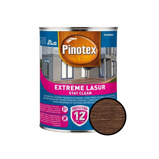 Самоочищающееся лазурное деревозащитное средство Pinotex Extreme Lasur Тик 3л - Фото 1 Самоочищающееся лазурное деревозащитное средство Pinotex Extreme Lasur Тик 3л - изображение 1