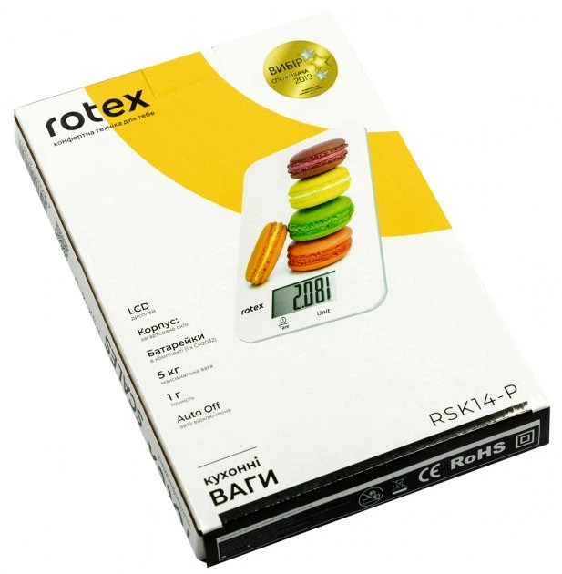 Ваги кухонні Rotex RSK14-P - Фото 3 Ваги кухонні Rotex RSK14-P - изображение 3