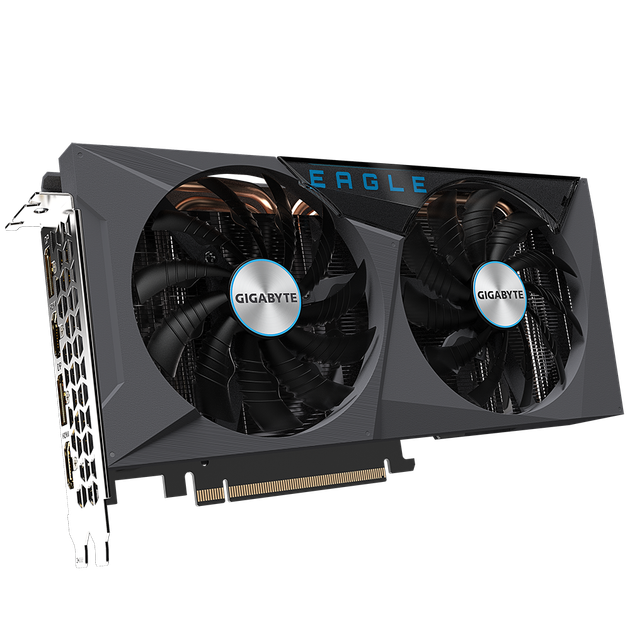 Відеокарта Gigabyte GeForce RTX 3060 Ti EAGLE OC 8Gb GDDR6 (GV-N306TEAGLE OC-8GD:5) Б/в - зображення 2