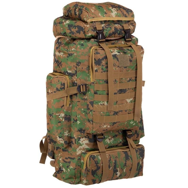 Рюкзак тактичний рейдовий Zelart 9188 об'єм 35 літрів Green-Camouflage - зображення 1