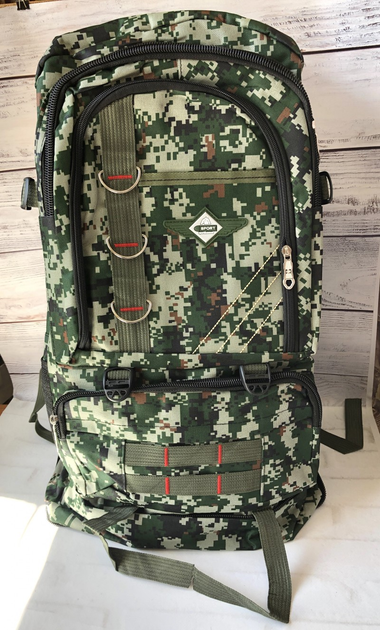Тактичний рюкзак 70л 65х40х30см JHL P-122 Sport Піксель - зображення 1