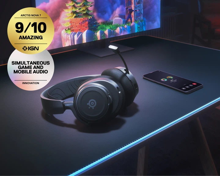 Наушники SteelSeries Arctis Nova 7, Black (SS61553) купить в