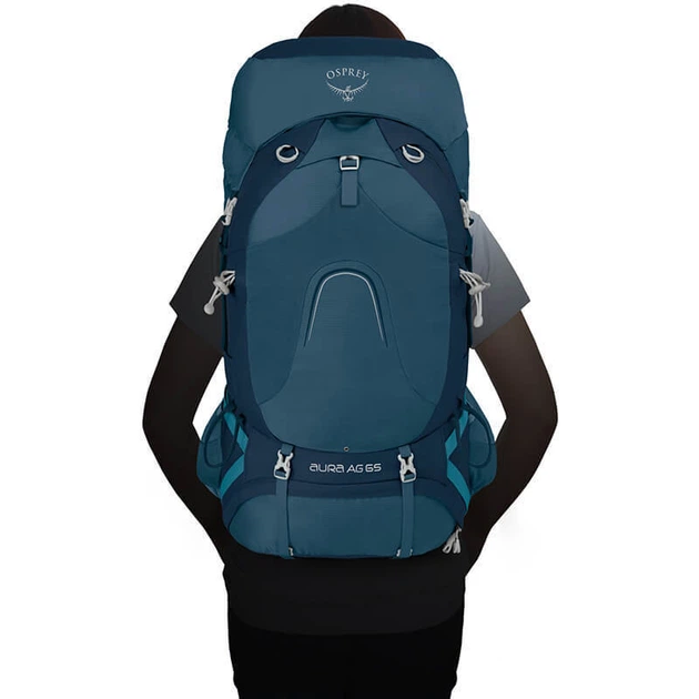Туристический рюкзак Osprey Aura AG 65 (S22) Tungsten Grey WXS/S (009.2803) - изображение 7