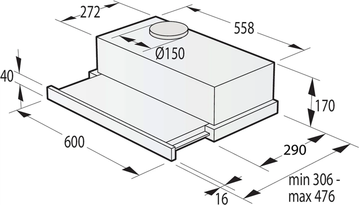 Okap kuchenny Gorenje TH64E3SGB - obraz 7
