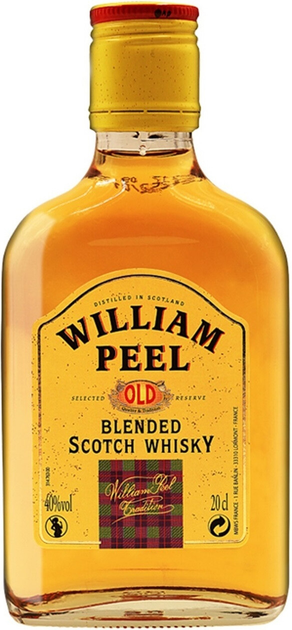 Виски William Peel Blended Scotch Whisky 0.2 л 40% (3107872005700 ...