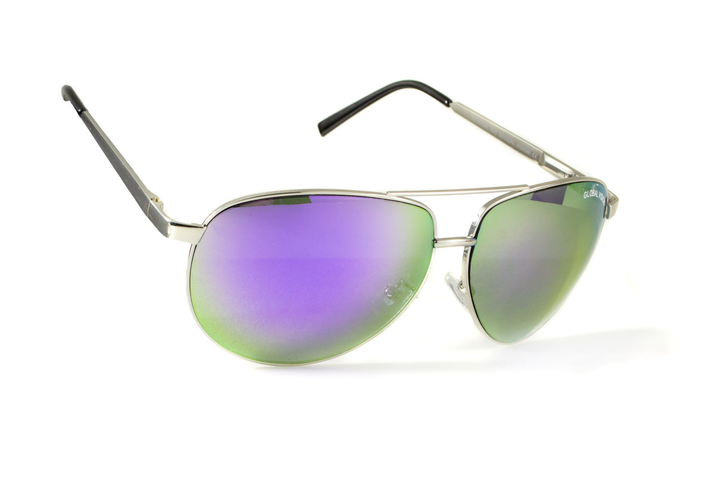 Очки защитные открытые Global Vision Aviator-4 ( purple) фиолетовые - изображение 1