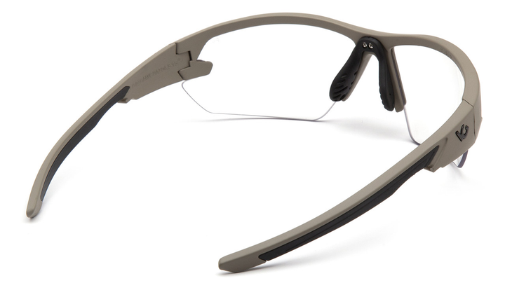 Захисні окуляри Venture Gear Tactical Semtex 2.0 Tan Anti-Fog, прозорі - зображення 2