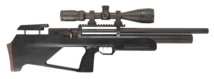 Пневматична гвинтівка PCP Zbroia Козак 330/200 (чорна) - зображення 1