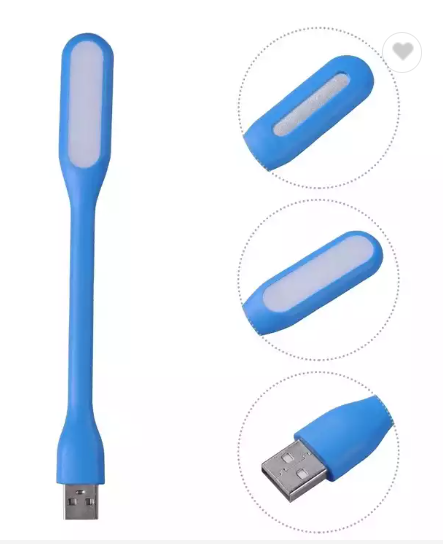 Портативна USB лампа підсвітка для ноутбука Led Plastic Light Blue - Фото 2 Портативна USB лампа підсвітка для ноутбука Led Plastic Light Blue - изображение 2