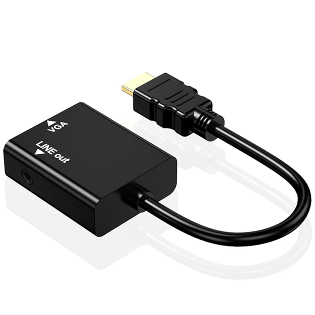 Адаптер переходник Addap HDMI2VGA-01 HDMI на VGA 1080P (0107) - Фото 3 Адаптер переходник Addap HDMI2VGA-01 HDMI на VGA 1080P (0107) - изображение 3