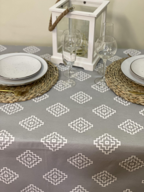 Скатерть Novita Влагоотталкивающая Duck 170х220 1003-10 Grey ...