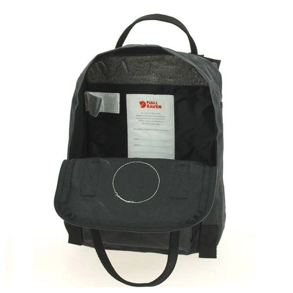 Рюкзак Fjallraven Kanken Mini 7л чорний - Фото 5 Рюкзак Fjallraven Kanken Mini 7л чорний - зображення 5