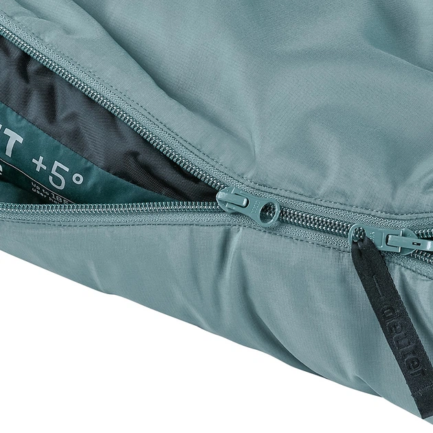 Спальний мішок Deuter Orbit +5 L лівий 3701222 4335 1 - Фото 2 Спальний мішок Deuter Orbit +5 L лівий 3701222 4335 1 - зображення 2