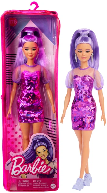Лялька Barbie Модниця у фіолетових відтінках (HBV12) (0194735002078) - зображення 2