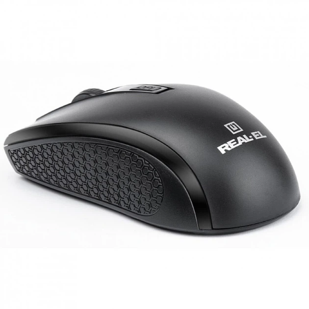 Мышка REAL-EL RM-308 Wireless Black - Фото 6 Мышка REAL-EL RM-308 Wireless Black - изображение 6
