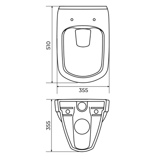 Унітаз підвісний й Armaform Mero WHITE 3012021-00-176B1-PP - изображение 2
