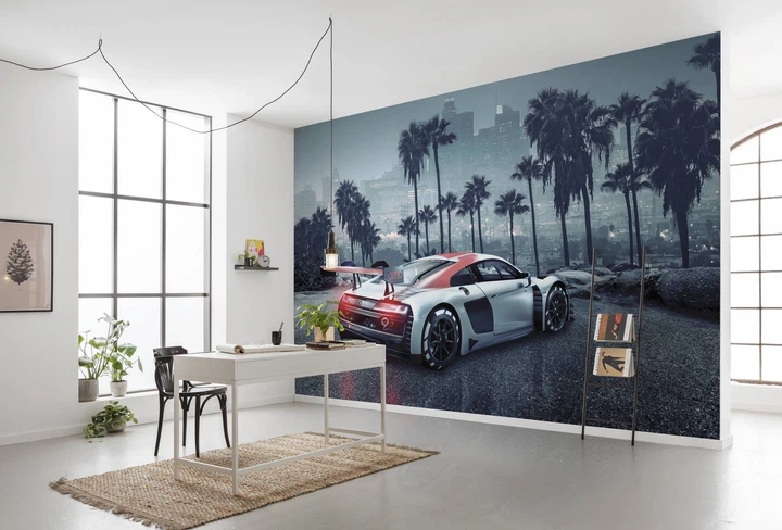 Паперові фотошпалери Komar Audi R8 L.A. (Audi R8) 368 х 254 см (8-742) (4036834087425) - Фото 2 Паперові фотошпалери Komar Audi R8 L.A. (Audi R8) 368 х 254 см (8-742) (4036834087425) - зображення 2