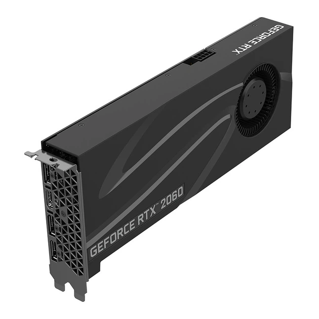 PNY GeForce RTX 2060 6GB Blower (VCG20606BLMPB) - Фото 3 PNY GeForce RTX 2060 6GB Blower (VCG20606BLMPB) - зображення 3
