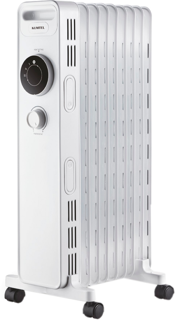 Масляный радиатор KUMTEL KUM-1225S White - изображение 1