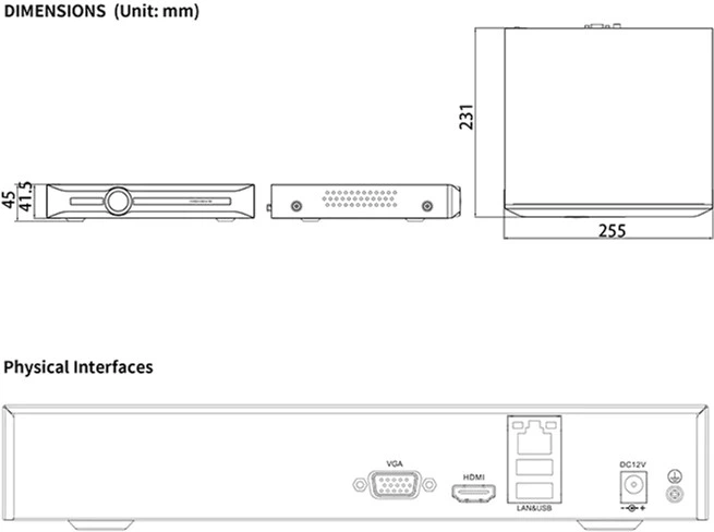 Sieciowy rejestrator wideo Tiandy TC-R3105 I/B/P NVR 5-kanałowy (PoE) (6971849720654) - Zdjęcie 2 Sieciowy rejestrator wideo Tiandy TC-R3105 I/B/P NVR 5-kanałowy (PoE) (6971849720654) - obraz 2
