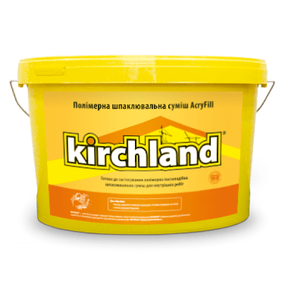Шпаклевка полимерная шпаклевочная смесь Kirchland 1,5кг (526999) - Фото 1 Шпаклевка полимерная шпаклевочная смесь Kirchland 1,5кг (526999) - изображение 1