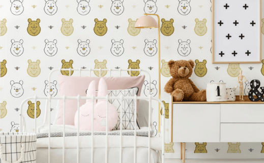 Обои бумажные Graham and Brown Kids&Home Individual золотистый 0,53х10,05м (106604) - изображение 7