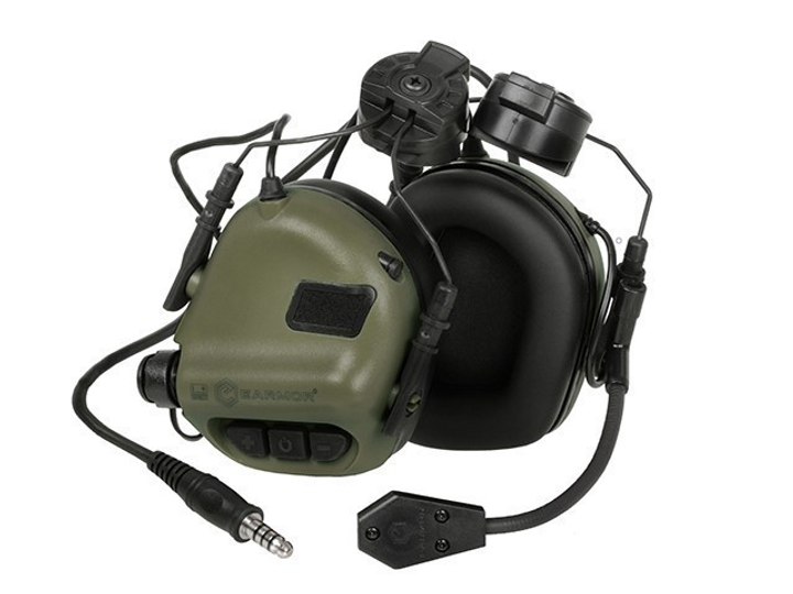 Тактичні навушники активні EARMOR M32H COY MOD4 Oliva Покращена модель - зображення 2