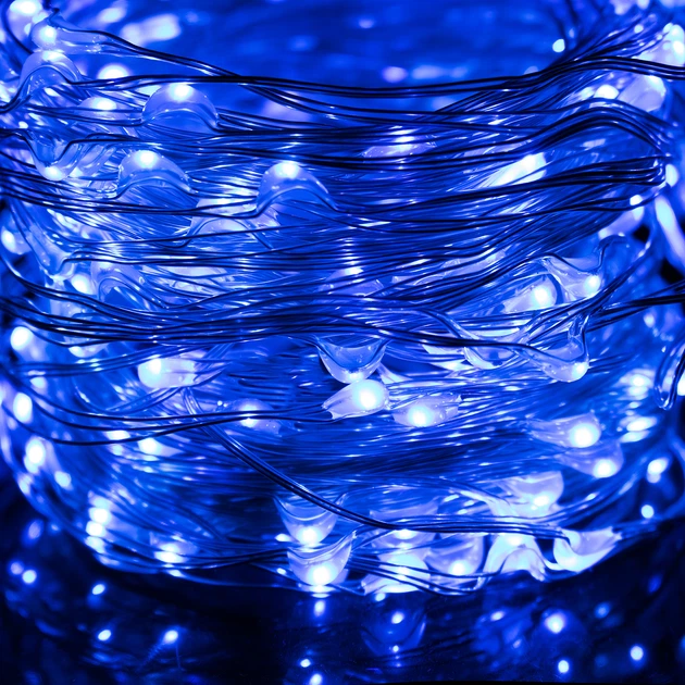 Гирлянда (конский хвост) Springos 2 м 300 LED CL0095 Blue - изображение 8