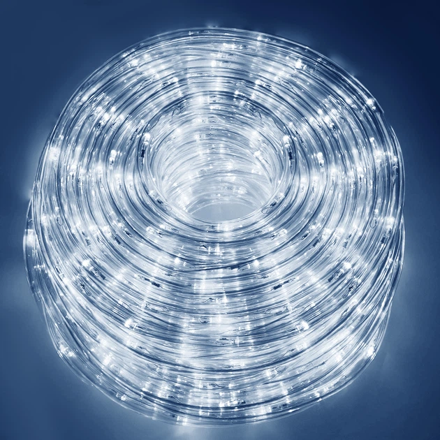 Гірлянда дюралайт вулична (зовнішня) Springos Rope Lights 30 м 720 LED CL1208 Cold White - зображення 19